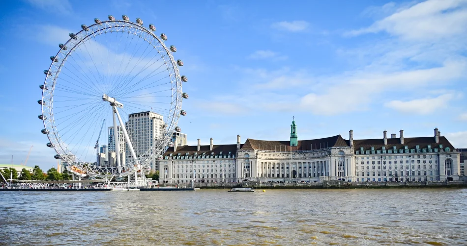 英國-倫敦-泰晤士河遊船與倫敦眼