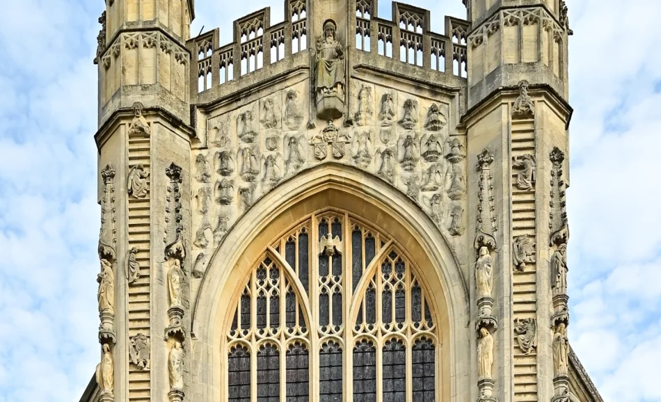 英國-巴斯-巴斯修道院教堂