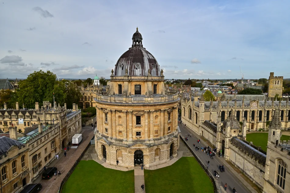 英國-牛津-聖母瑪利亞大學教堂欣賞牛津天際線