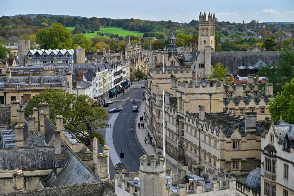 英國-牛津-聖母瑪利亞大學教堂欣賞牛津天際線