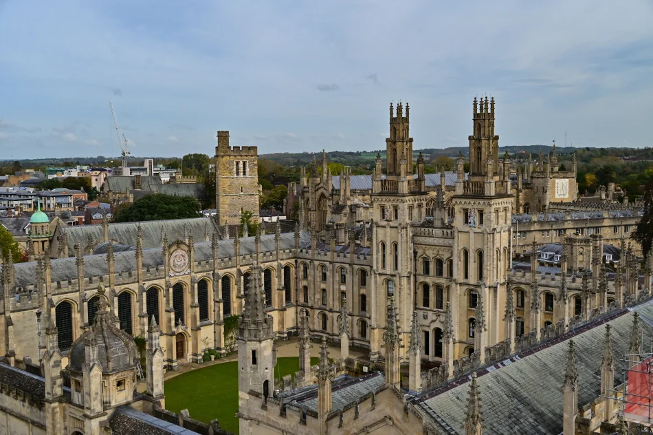 英國-牛津-聖母瑪利亞大學教堂欣賞牛津天際線