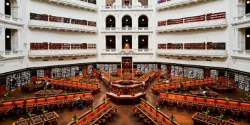 【墨爾本網美景點】維多利亞州立圖書館漫遊：圓頂閱覽室The Dome介紹與參觀路線建議