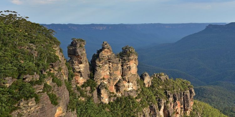 澳洲-藍山國家公園-三姊妹岩