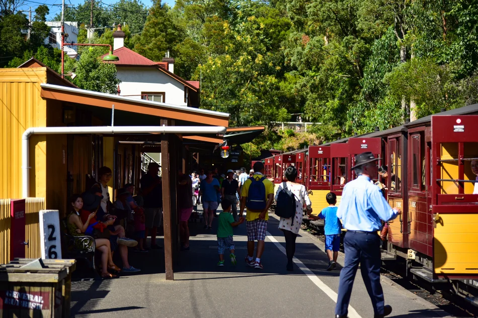 澳洲-墨爾本-普芬比利蒸氣火車Puffing Billy Railway