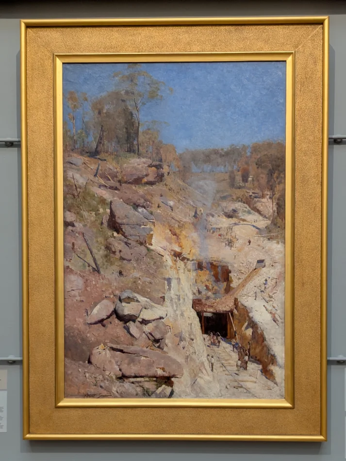 澳洲-雪梨-新南威爾斯美術館-Fire's on