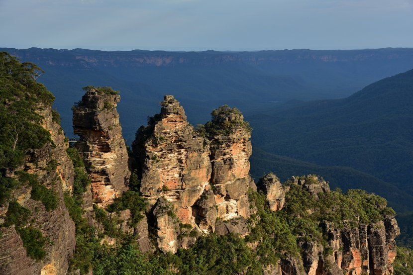 澳洲-新南威爾斯-藍山國家公園- 三姊妹岩