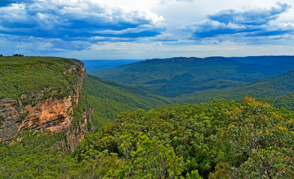 澳洲-藍山國家公園-Wentworth Falls Lookout