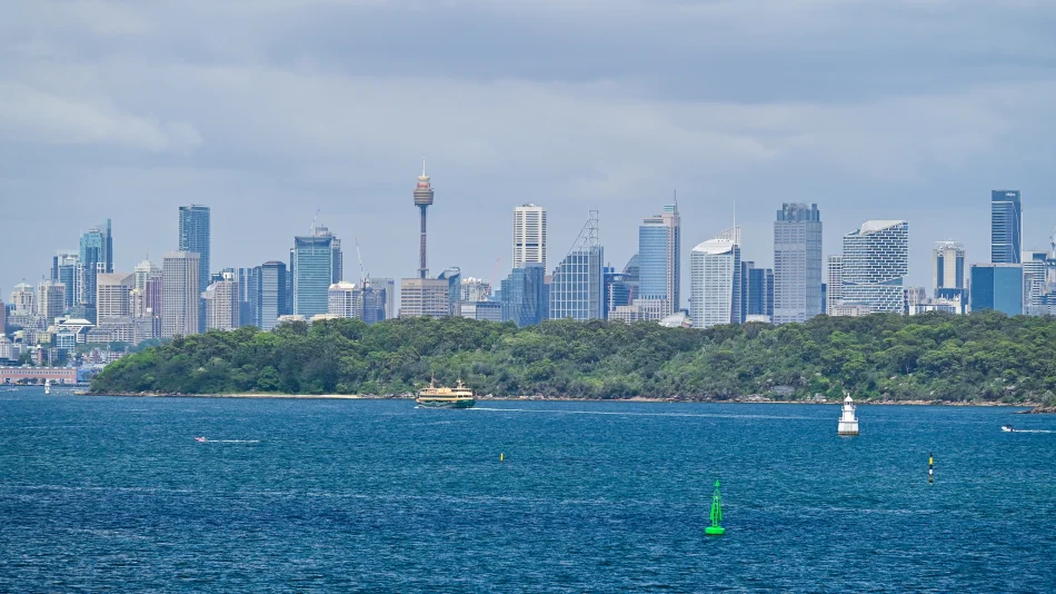 澳洲-雪梨-由雪梨港灣欣賞雪梨市區