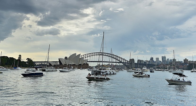 澳洲-雪梨-皇家植物園-The Point看港灣大橋與雪梨歌劇院