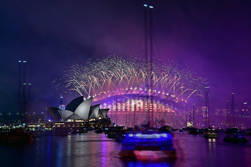澳洲-雪梨-皇家植物園-The Point看2019年雪梨跨年煙火