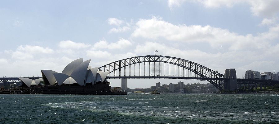 雪梨-雪梨港灣大橋與雪梨歌劇院