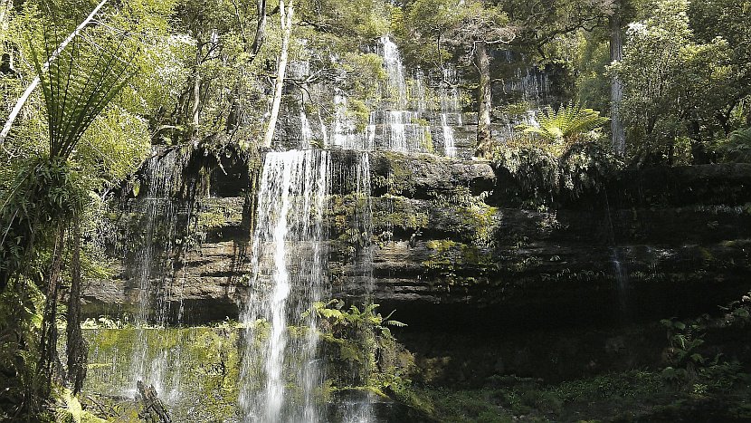 澳洲-塔斯馬尼亞-Russell Falls