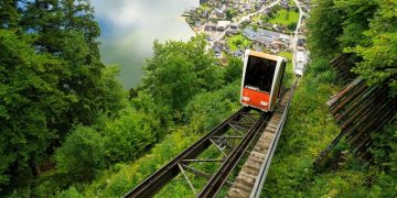 奧地利-哈修塔特-軌道車