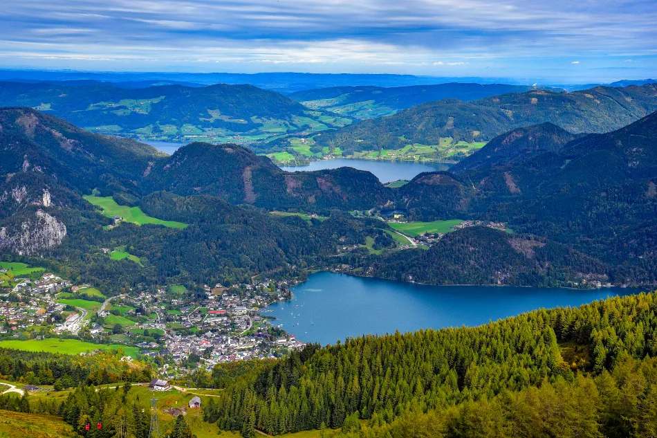 奧地利-聖吉爾根-十二角峰纜車