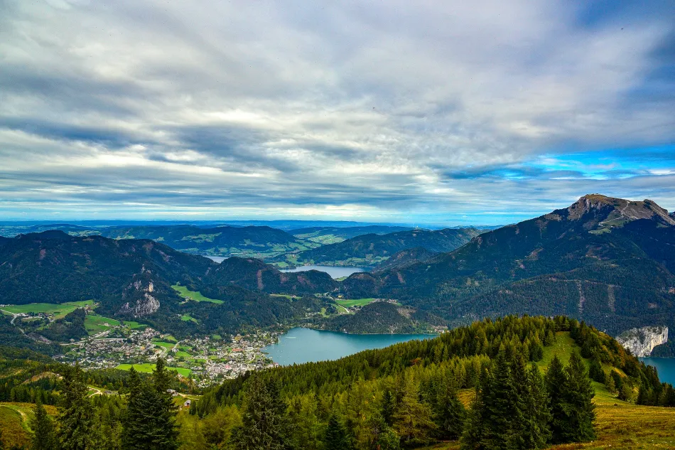 奧地利-聖吉爾根-十二角峰纜車