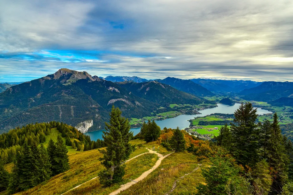 奧地利-聖吉爾根-十二角峰纜車
