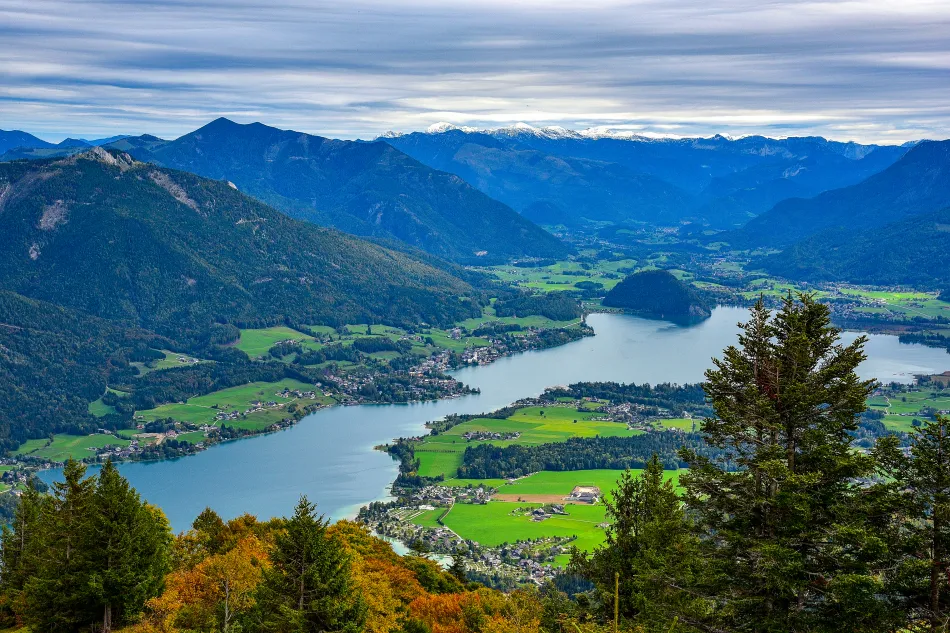 奧地利-聖吉爾根-十二角峰纜車