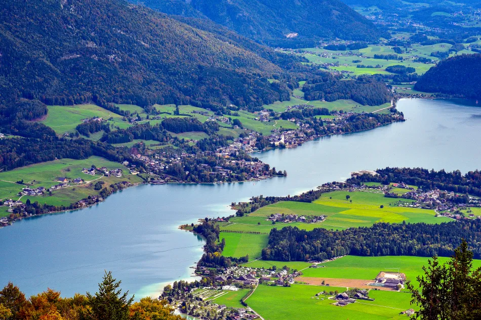 奧地利-聖吉爾根-十二角峰纜車