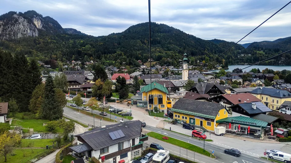 奧地利-聖吉爾根-十二角峰纜車