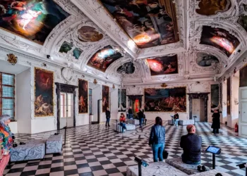 【奧地利必去宮殿】格拉茲艾根堡宮：國事公寓與舊畫廊等展間介紹、參觀資訊說明