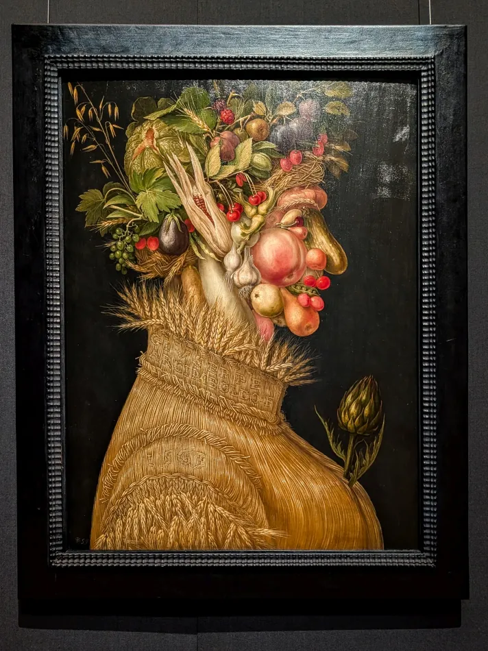 奧地利-維也納-藝術史博物館的Giuseppe Arcimboldo畫作