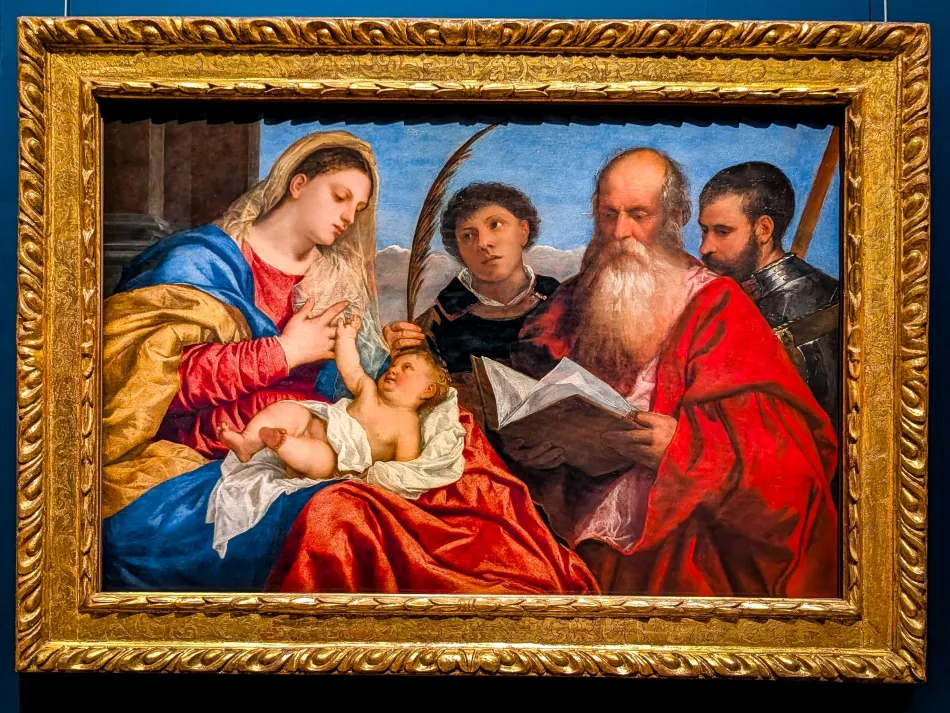 奧地利-維也納-藝術史博物館的提香畫作