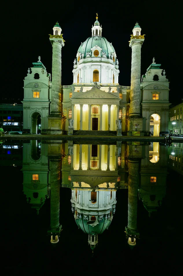 奧地利-維也納-查理教堂（Karlskirche，也譯為卡爾教堂）