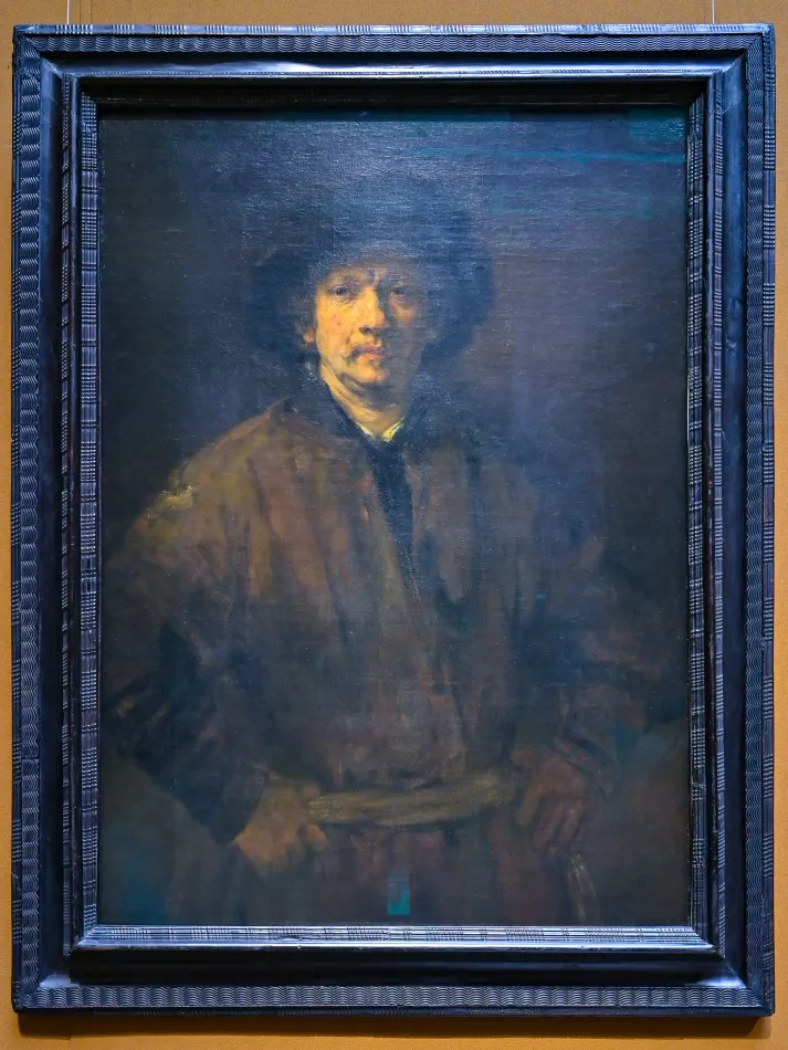 維也納-藝術史博物館-林布蘭自畫像