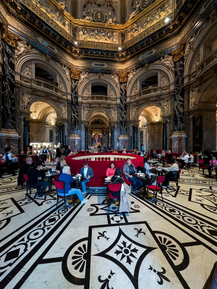 奧地利-維也納-藝術史博物館的咖啡館
