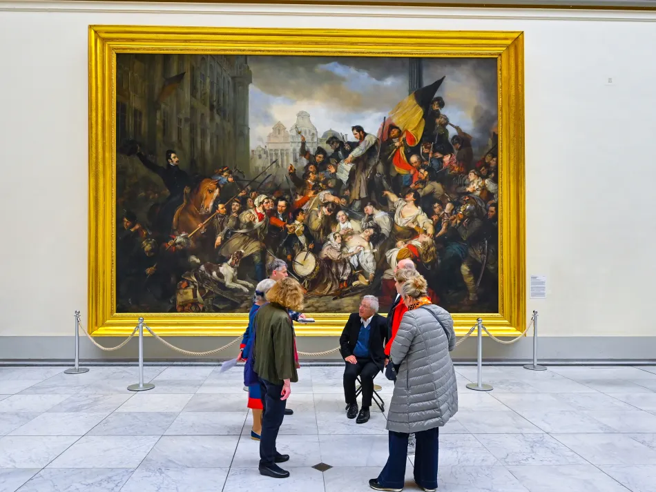 比利時-布魯塞爾-比利時皇家美術博物館-《Episode of the Belgian Revolution of 1830》