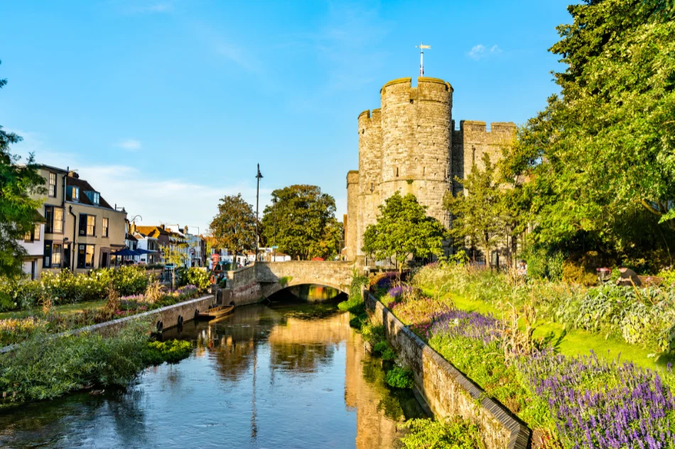 英國-坎特伯里-西城門花園