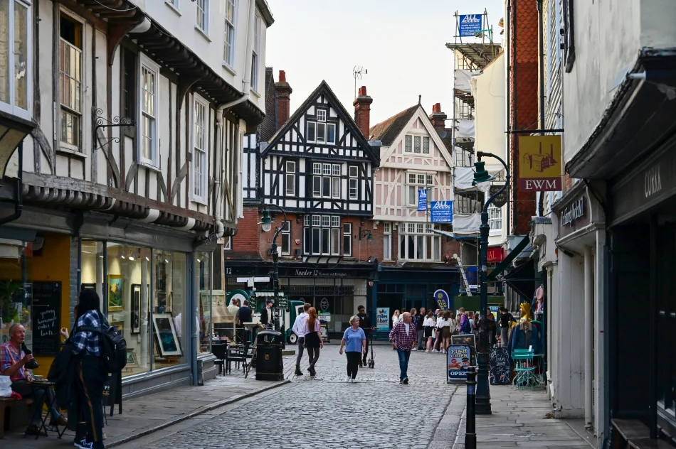 英國-坎特伯里-舊城區