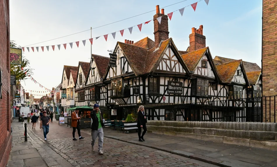 英國-坎特伯里-舊城區