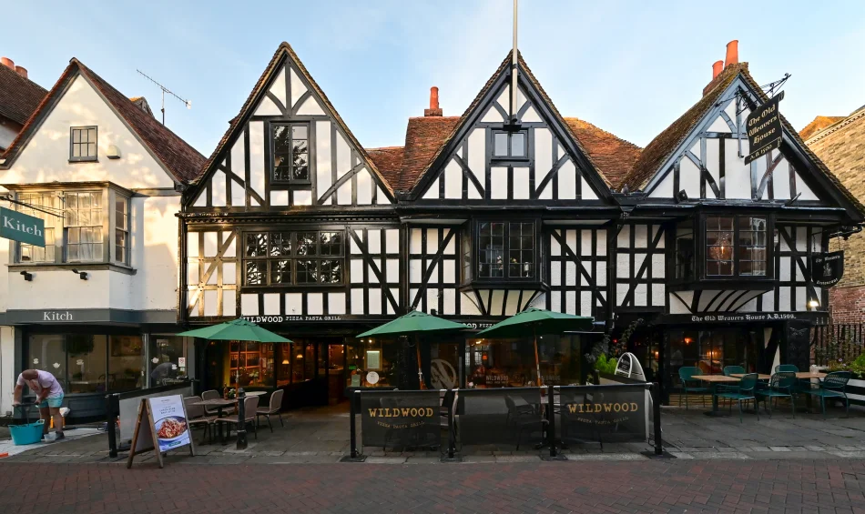 英國-坎特伯里-舊城區