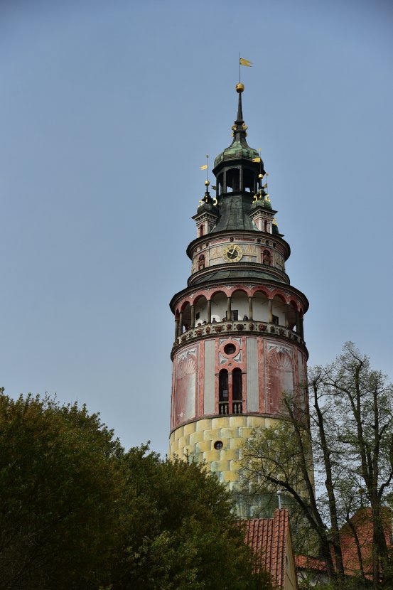 捷克-庫倫洛夫-庫倫洛夫城堡-彩繪塔