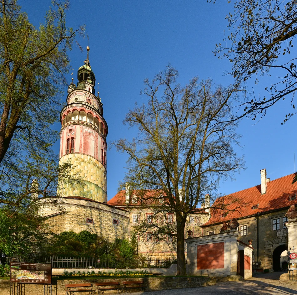 捷克-庫倫洛夫-庫倫洛夫城堡-第一庭院