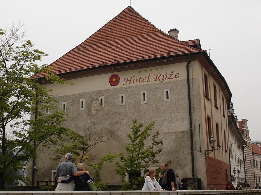 捷克-庫倫洛夫（Český Krumlov）-內城區Hotel Růže