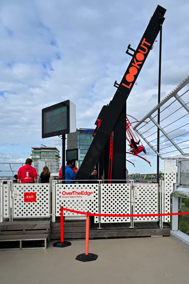 荷蘭-阿姆斯特丹-A'DAM Lookout-Swing Over The Edge