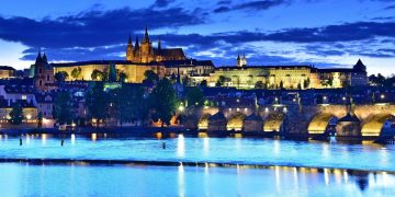 捷克-布拉格-查理大橋與布拉格城堡