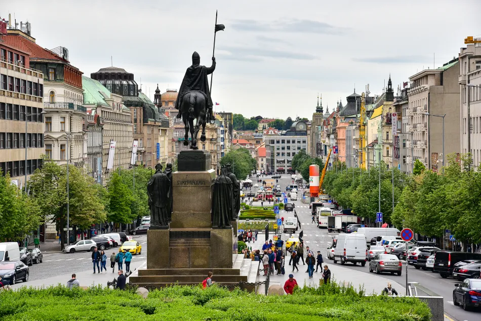 捷克-布拉格-瓦茨拉夫廣場