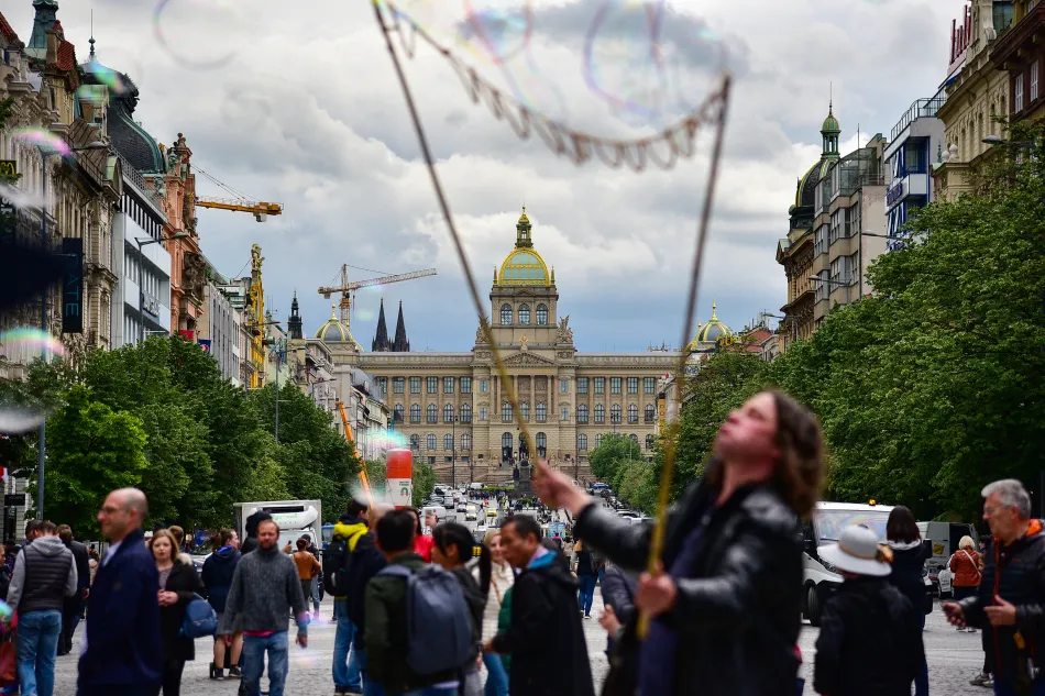 捷克-布拉格-瓦茨拉夫廣場
