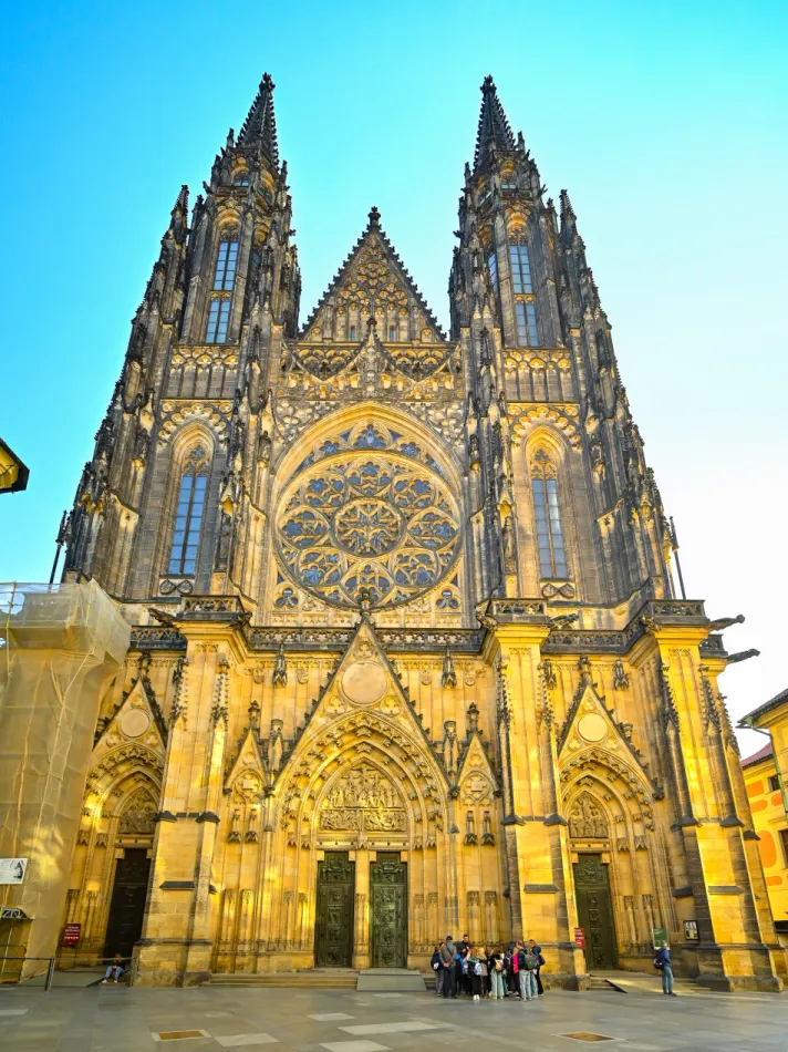 捷克-布拉格-布拉格城堡的聖維特大教堂