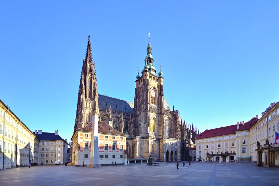 捷克-布拉格-布拉格城堡聖維特大教堂