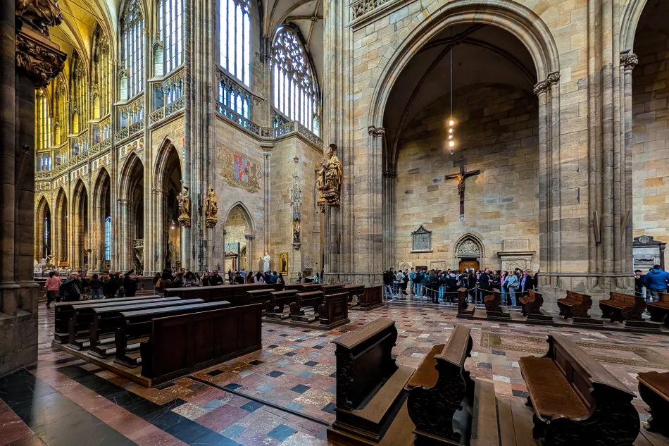 捷克-布拉格-布拉格城堡的聖維特大教堂