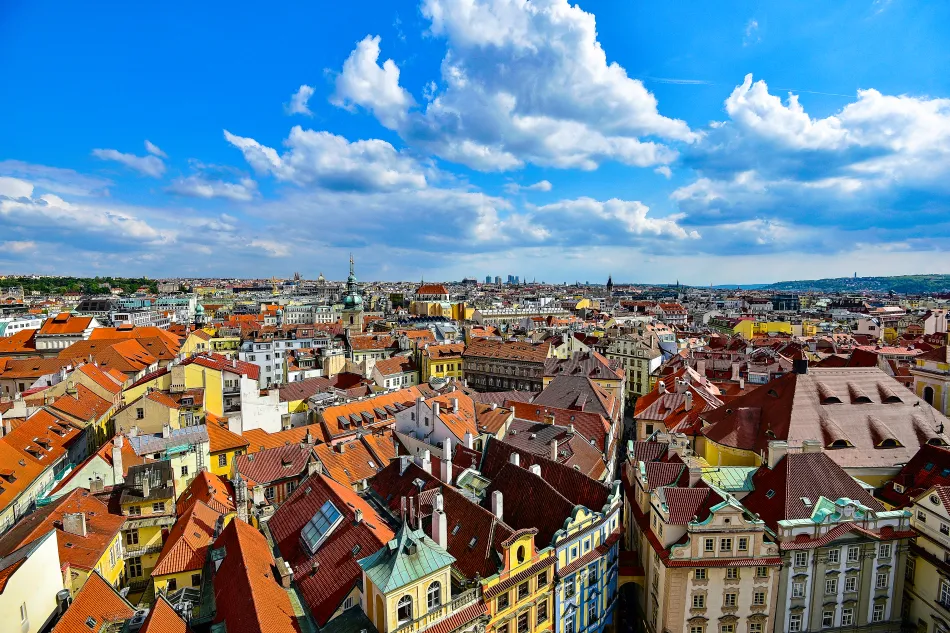 捷克-布拉格-布拉格舊市政廳的觀景台