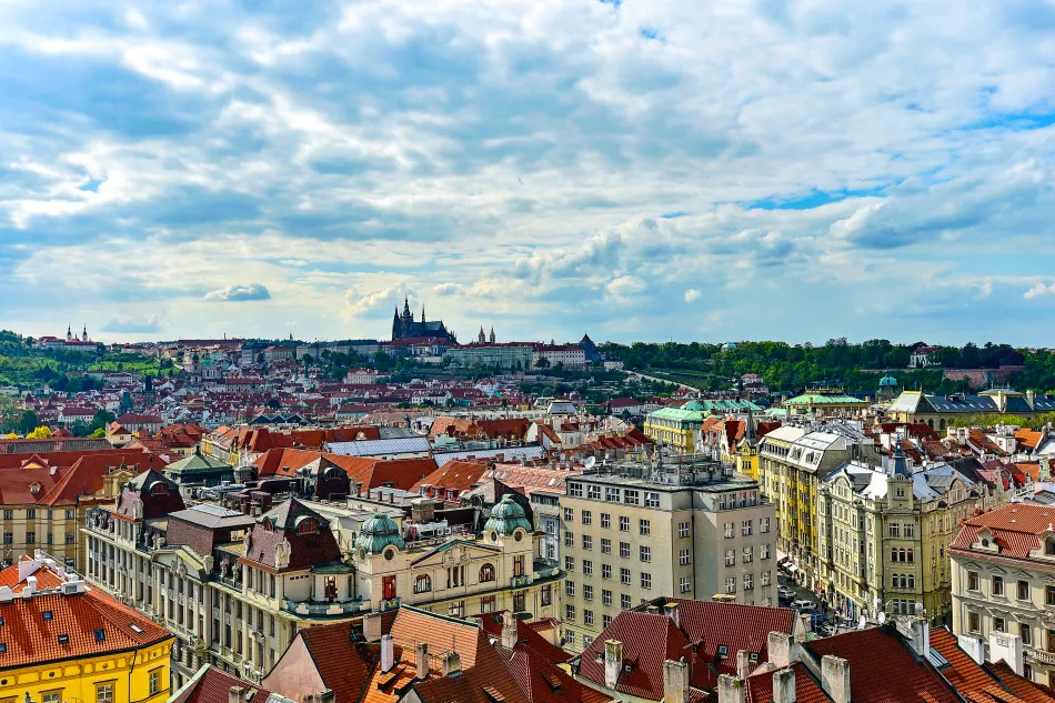 捷克-布拉格-布拉格舊市政廳的觀景台