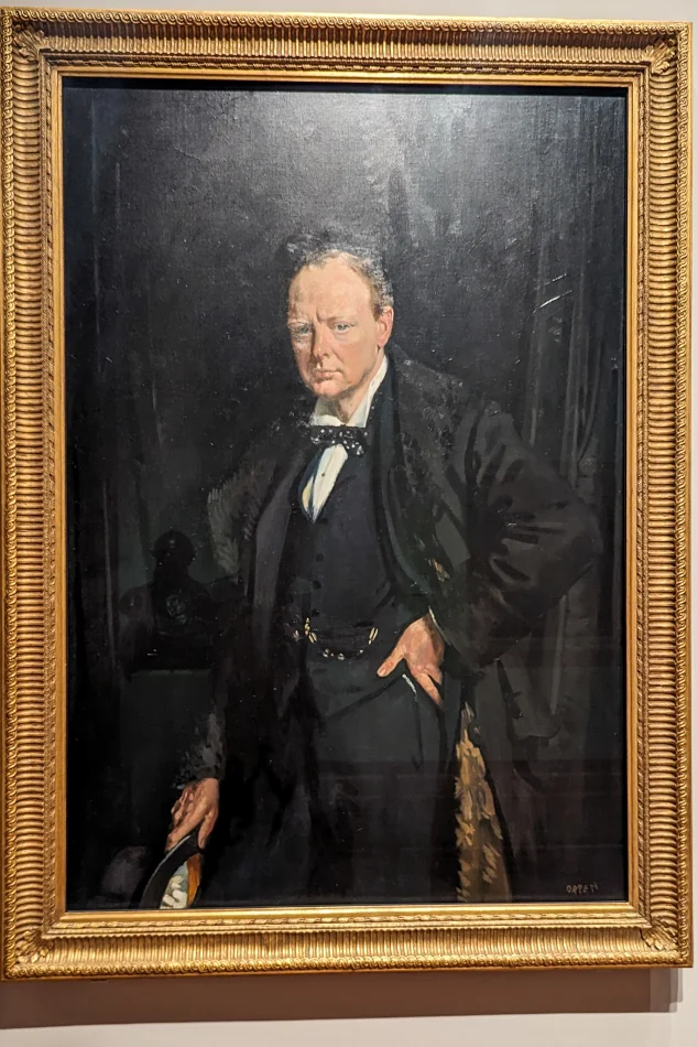 英國-倫敦-國家肖像館-Winston Churchill