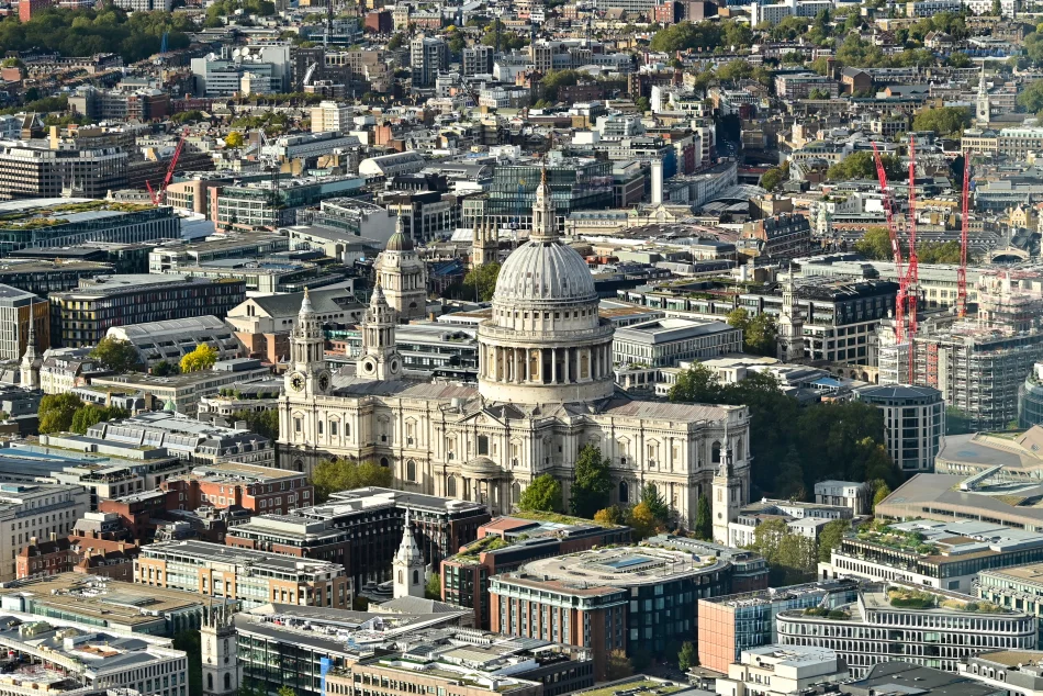 英國-倫敦-聖保羅大教堂圓頂
