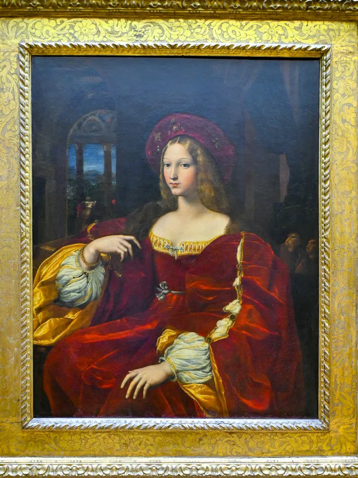 法國-羅浮宮-《Portrait de Jeanne d'Aragon》