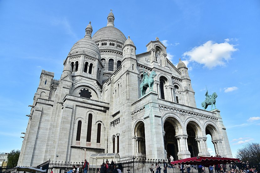 法國-巴黎-蒙馬特-聖心堂